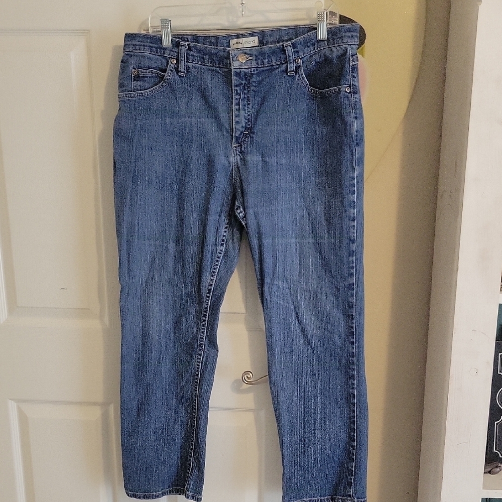 Riders by Lee Sz16P  Light Blue Denim Wide Jeans